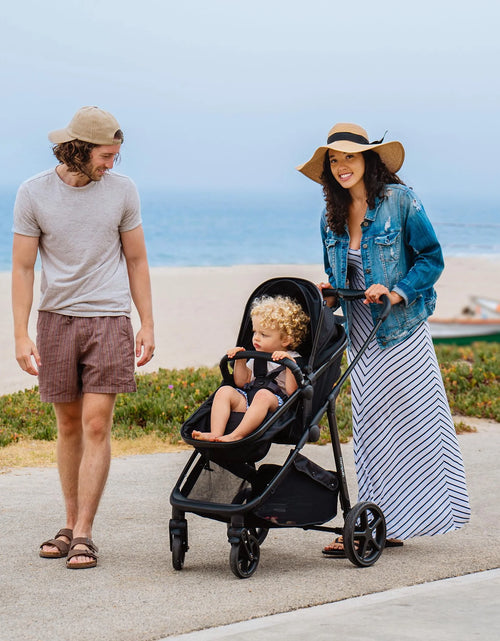 Load image into Gallery viewer, Wiz Carriola 2 En 1 Para Bebé Con Modo Moisés, Asiento Reversible Y Capota Grande, Caqui, 22.3 Lb, Unisex
