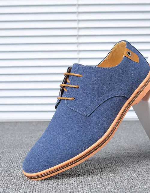 Load image into Gallery viewer, Top Quality Brown Oxford Shoes Men Derby Loafers Big Size 47 48 Casual Men Shoes Business Man Sneaker Yellow Dress Shoes Fashion

