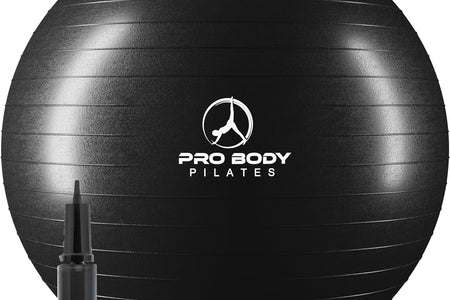 Exercise Ball - Multiple Sizes Gym Grade Balance Ball for Fitness, Yoga, Workout, Pregnancy & Physical Therapy