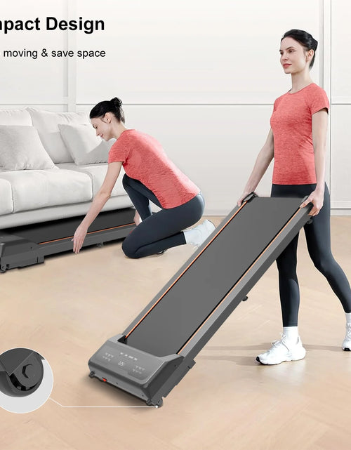 Load image into Gallery viewer, under Desk Treadmill - Walking Pad with LED Display and Remote Control, Portable Treadmill for Home and Office, 2.5HP, 265LBS Capacity
