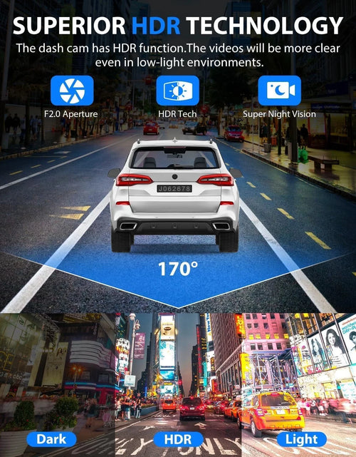 Load image into Gallery viewer, Dash Cam, 3 Channel Dash Cam, 4K+1080P Dash Cam Front and Inside, Triple Dash Cam,Car Night Vision Dash Camera with 32GB Card, HDR, G-Sensor, 24Hr Parking, Front Rear Dash Cam Loop Recording
