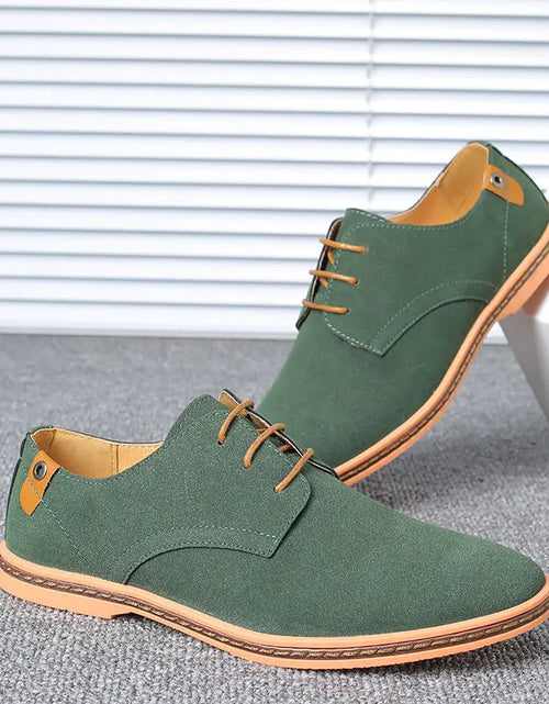 Load image into Gallery viewer, Top Quality Brown Oxford Shoes Men Derby Loafers Big Size 47 48 Casual Men Shoes Business Man Sneaker Yellow Dress Shoes Fashion
