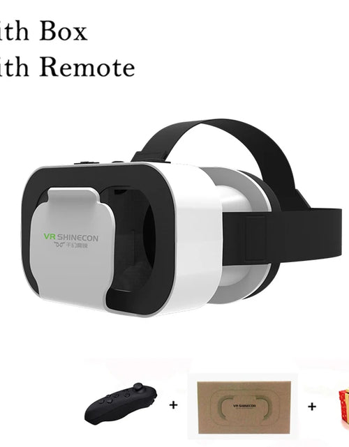 Load image into Gallery viewer, VR Glasses 3D Virtual Reality Headset Devices Helmet Lenses Goggles Smart for Smartphones Phone Cell Mobile Game Viar Viewer Set
