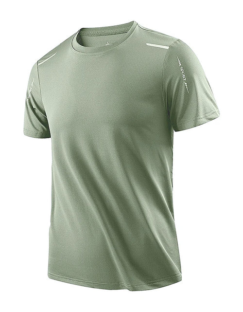 Load image into Gallery viewer, Men'S Running Quick Drying T-Shirts Breathable Hiking Fishing Tees Soft Elasticity Outdoor Sports Short Shirt Summer
