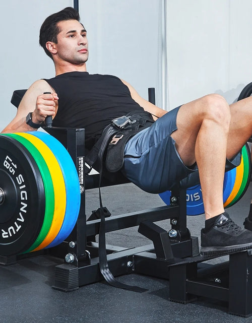 Load image into Gallery viewer, Máquina De Puente Para Glúteos Con Placa Hip Thrust, Negra, Estructura De Acero, 176.37 Lb
