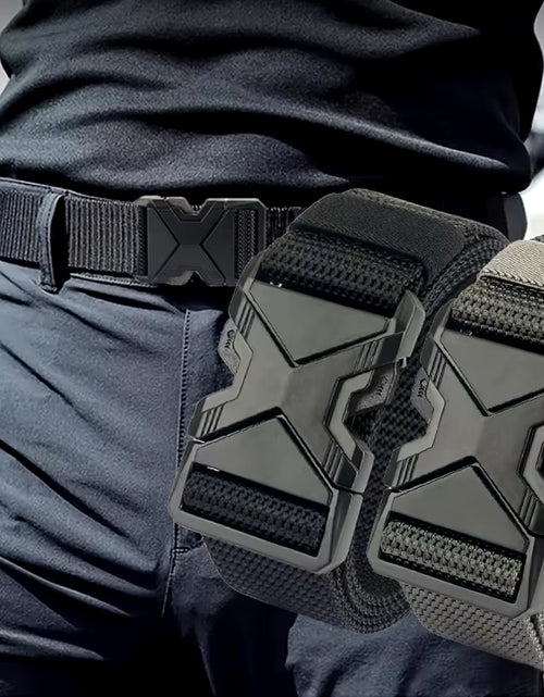 Load image into Gallery viewer, The New Men'S 125Cm Buckle Belt Nylon Braided Lightweight Breathable Daily Commuter Men'S Belt
