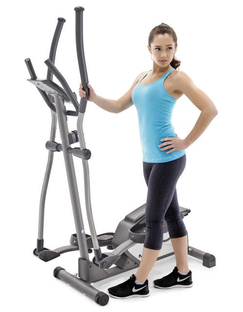 Load image into Gallery viewer, Home Gym Elliptical Trainer with Display Panel and Oversized Pedals
