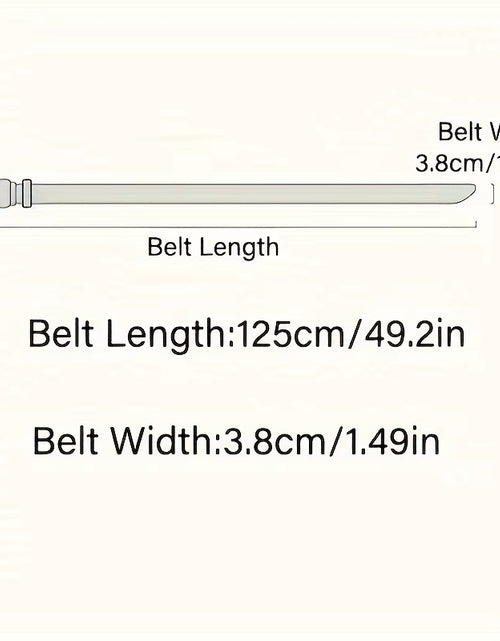 Load image into Gallery viewer, The New Men'S 125Cm Buckle Belt Nylon Braided Lightweight Breathable Daily Commuter Men'S Belt
