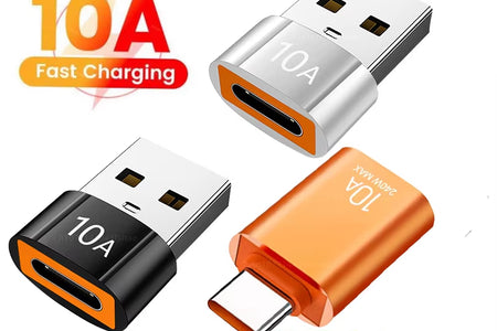 10A USB Type C to USB a Adapter USB 3.0To Type C OTG Converter Connector for Macbook Ipad Huawei Xiaomi Samsung
