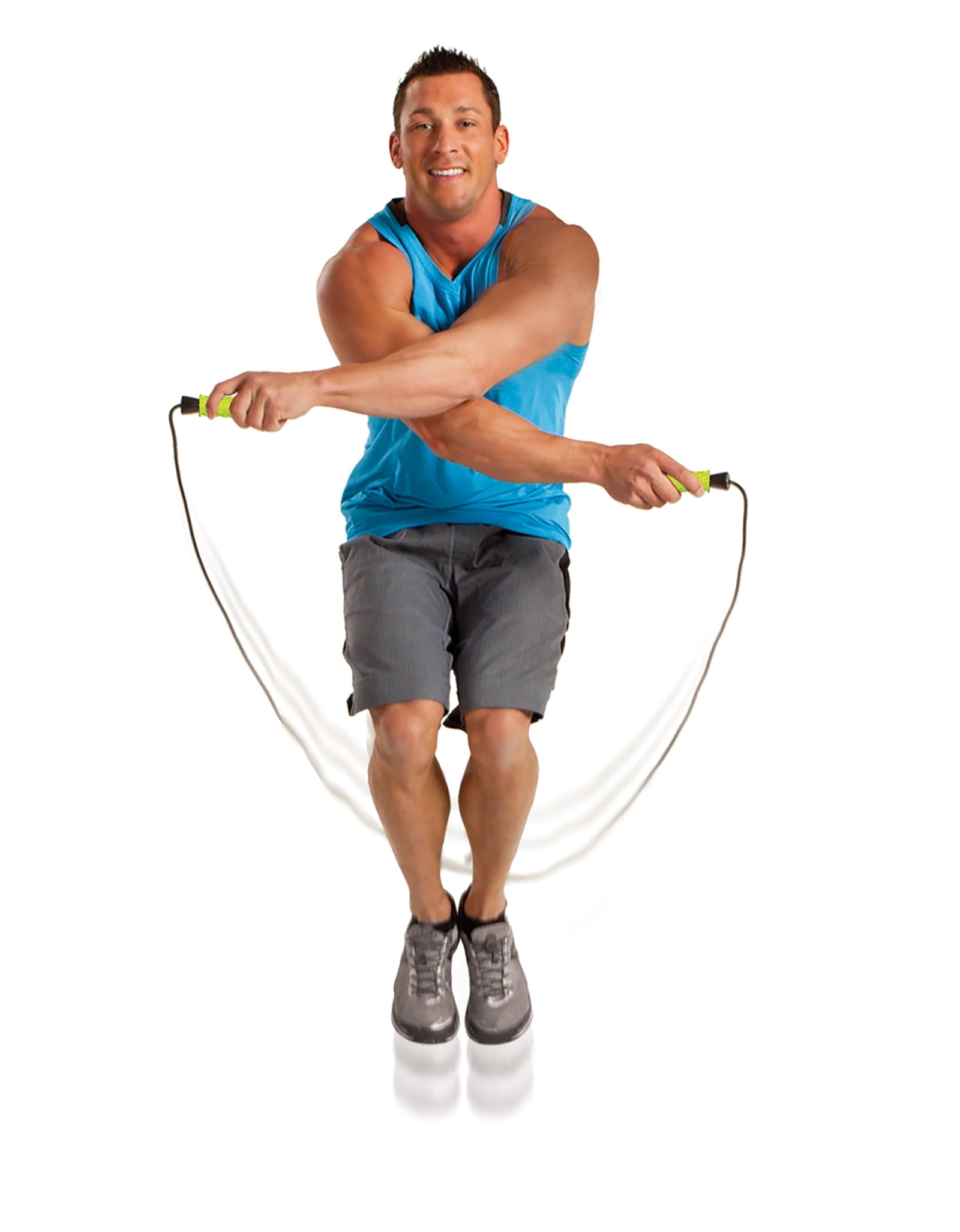 Cuerda De Entrenamiento Rápido Con Agarres De Espuma Acolchada - Cuerda Ajustable Pro De 9 Pies, Movimiento De Rodamientos De Bolas Para Una Rotación Suave Ideal Para Boxeo, Cardio O Entrenamiento De Resistencia