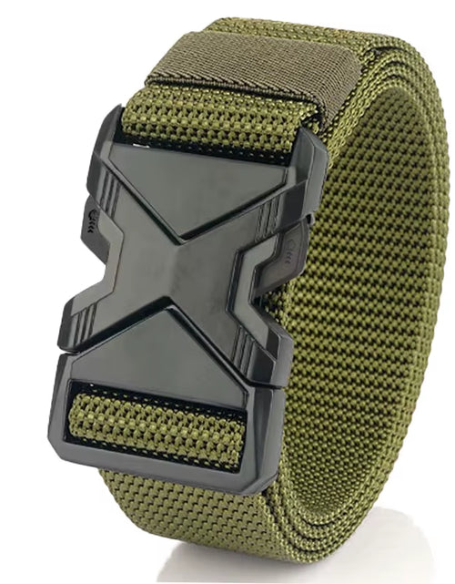 Load image into Gallery viewer, The New Men'S 125Cm Buckle Belt Nylon Braided Lightweight Breathable Daily Commuter Men'S Belt
