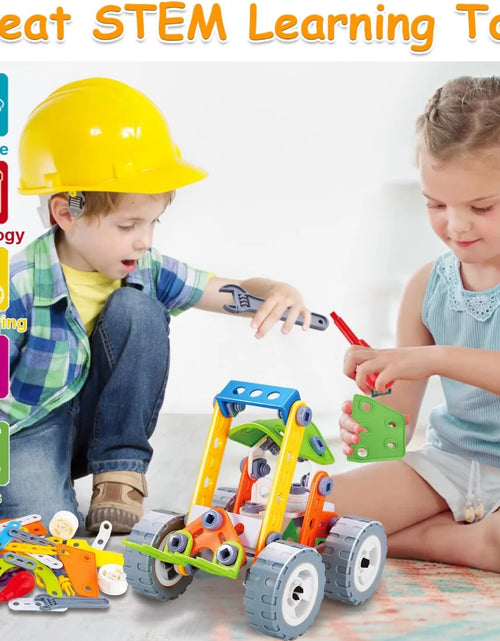Load image into Gallery viewer, Juguetes De Construcción 10 En 1 Para Niños De 5 6 7 8+ Años Regalos De Cumpleaños Juguetes De Construcción Para Niños De 4-8 Años Actividades Educativas De Construcción Para Niños De 4-6 8-10 Años Juegos Creativos Idea De Regalo De Navidad
