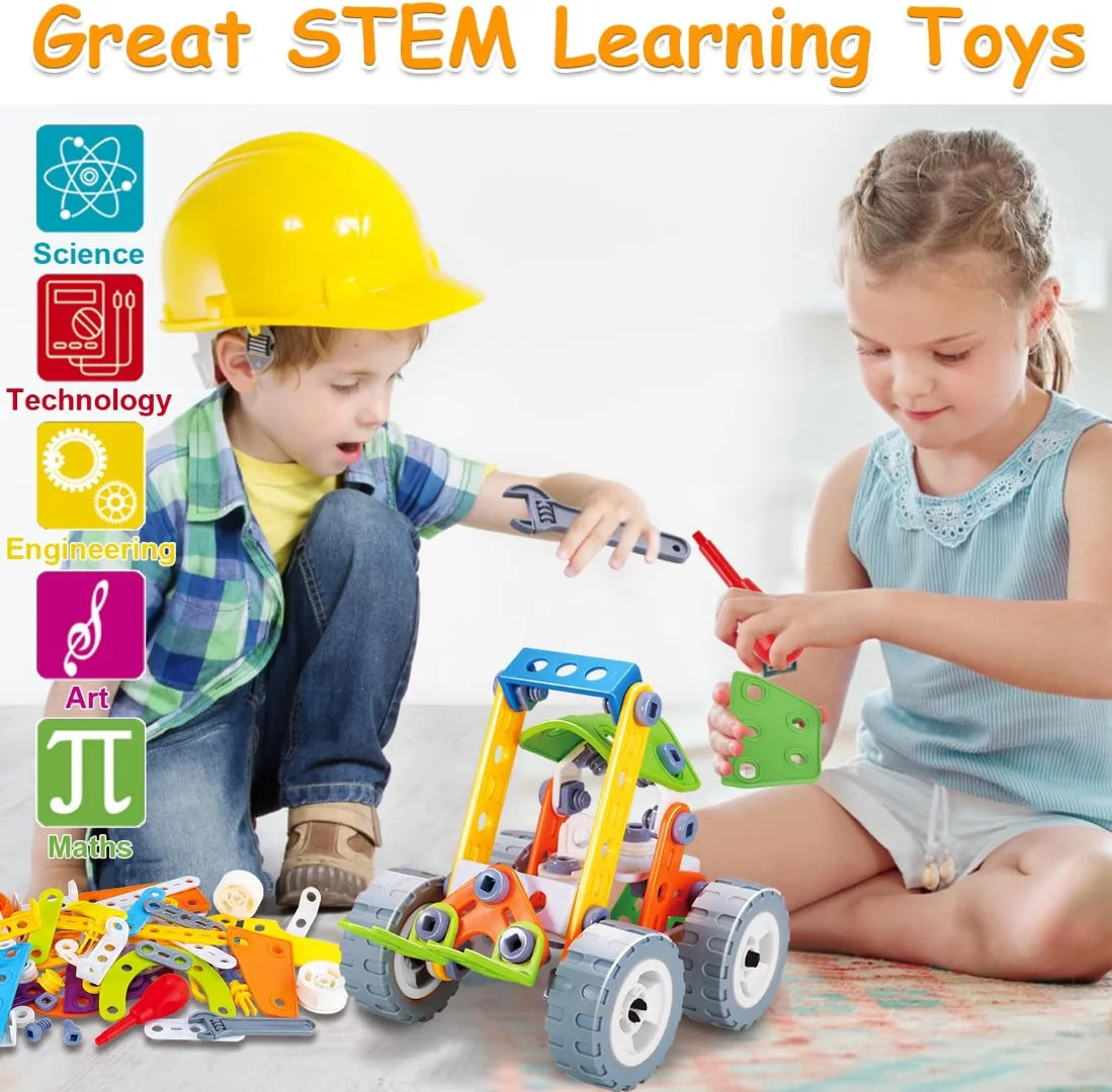 Juguetes De Construcción 10 En 1 Para Niños De 5 6 7 8+ Años Regalos De Cumpleaños Juguetes De Construcción Para Niños De 4-8 Años Actividades Educativas De Construcción Para Niños De 4-6 8-10 Años Juegos Creativos Idea De Regalo De Navidad