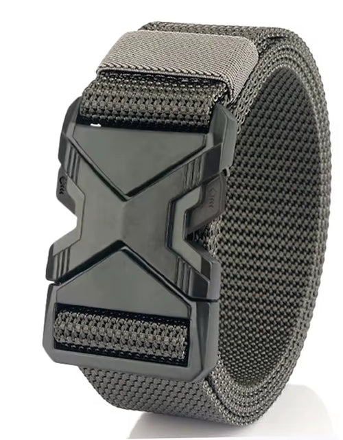 Load image into Gallery viewer, The New Men'S 125Cm Buckle Belt Nylon Braided Lightweight Breathable Daily Commuter Men'S Belt
