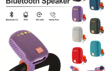 TG392 Outdoor Bicycle Bluetooth Speaker Portable Wireless Sound Box Rechargeable Handlebar Speaker Waterproof Bluetooth Speaker