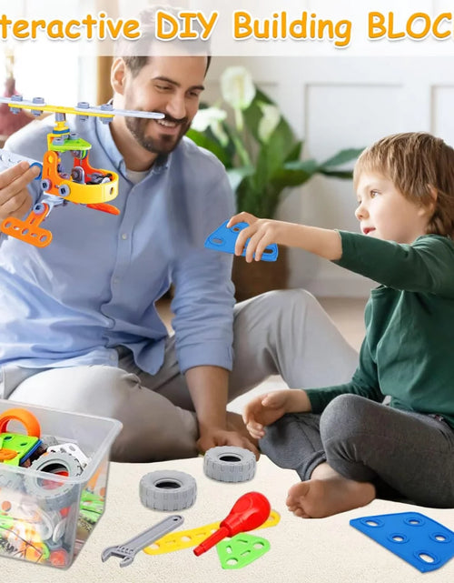 Load image into Gallery viewer, Juguetes De Construcción 10 En 1 Para Niños De 5 6 7 8+ Años Regalos De Cumpleaños Juguetes De Construcción Para Niños De 4-8 Años Actividades Educativas De Construcción Para Niños De 4-6 8-10 Años Juegos Creativos Idea De Regalo De Navidad

