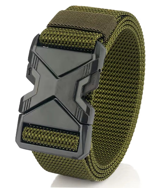 Load image into Gallery viewer, The New Men'S 125Cm Buckle Belt Nylon Braided Lightweight Breathable Daily Commuter Men'S Belt
