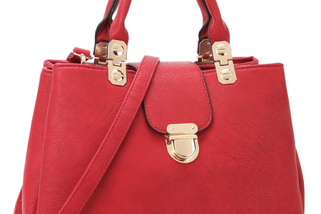 Bolso De Mano Para Mujer, Bolso De Mano Con Asa Superior, Bolso Mediano Tipo Tote, Bolso De Hombro De Cuero Vegano