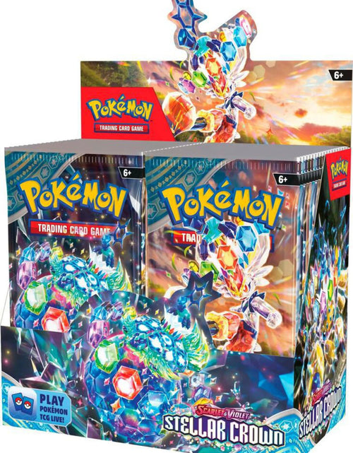 Load image into Gallery viewer, Pokemon Trading Card Game: Scarlet and Violet Stellar Crown Booster Box 36 Count
