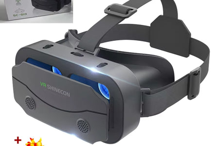 VR Glasses 3D Virtual Reality Headset Devices Helmet Lenses Goggles Smart for Smartphones Phone Cell Mobile Game Viar Viewer Set