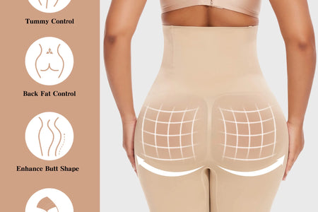 Shapewear Tummy Control Underwear Body Shaper for Women High-Waisted Thigh Slimming Butt Lifting Panties