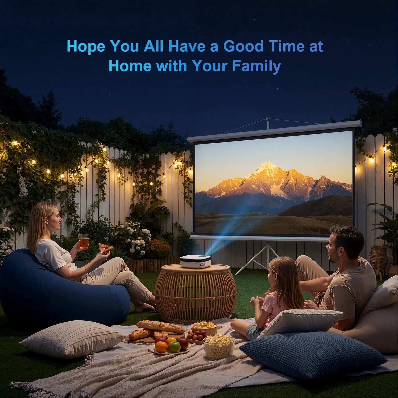 Proyector Mini 1080P Con Bluetooth, Corrección De Clave, Hasta Soporta Pantalla De 240''