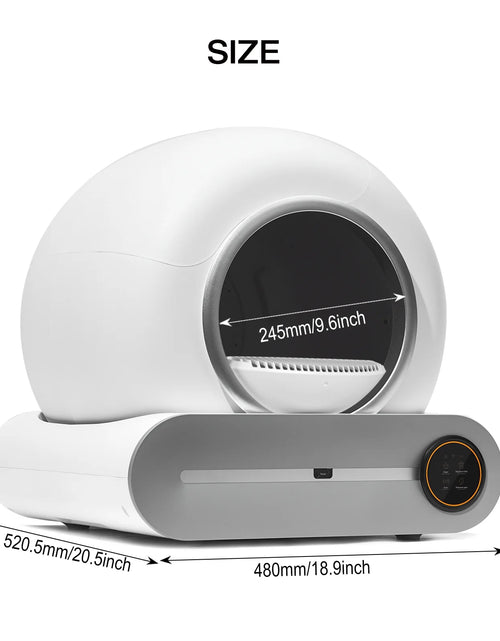 Load image into Gallery viewer, Caja De Arena Autolimpiante, Caja De Arena Automática Para Gatos Con Soporte De Control Por Aplicación, Protección De Seguridad Integrada, Caja De Arena Automática Inteligente Para Gatos Con Forro
