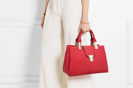 Bolso De Mano Para Mujer, Bolso De Mano Con Asa Superior, Bolso Mediano Tipo Tote, Bolso De Hombro De Cuero Vegano