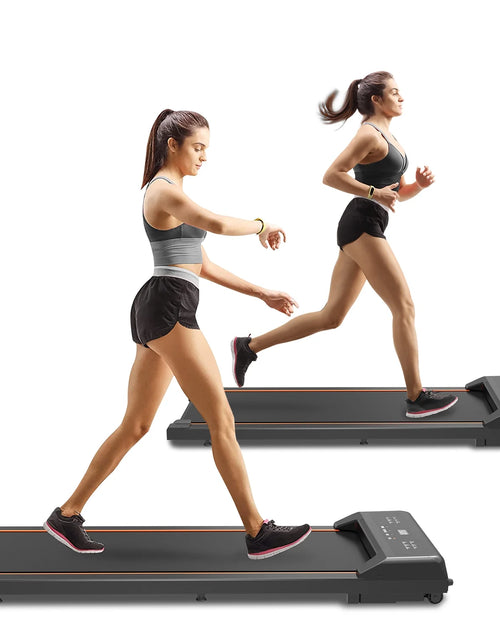 Load image into Gallery viewer, under Desk Treadmill - Walking Pad with LED Display and Remote Control, Portable Treadmill for Home and Office, 2.5HP, 265LBS Capacity
