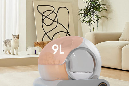 Caja De Arena Autolimpiante, Caja De Arena Automática Para Gatos Con Soporte De Control Por Aplicación, Protección De Seguridad Integrada, Caja De Arena Automática Inteligente Para Gatos Con Forro